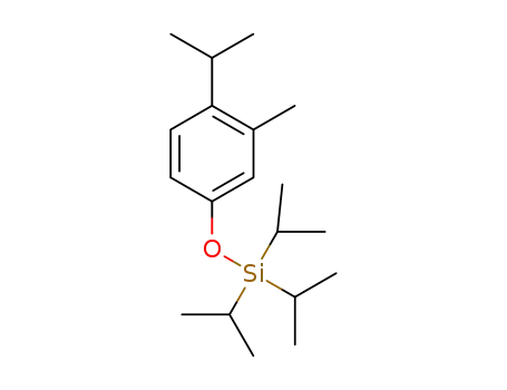 tri(1-methylethyl)-(4-(1-methylethyl)-3-methylphenoxy)silane