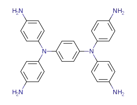 Molecular Structure of 3283-07-6 (N,N,N',N'-Tetrakis(4-aminophenyl)-1,4-benzenediamine)