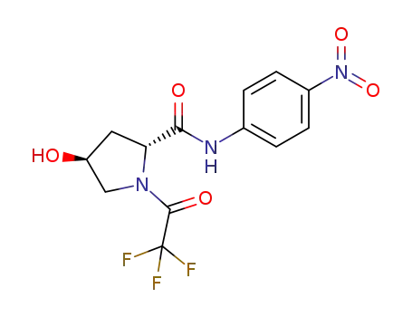 (2R,4S)-4-hydroxy-N-(4-nitrophenyl)-1-(2,2,2-trifluoroacetyl)pyrrolidine-2-carboxamide