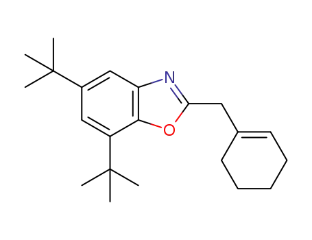 5,7-di-tert-butyl-2-(cyclohex-1-en-1-ylmethyl)benzo[d]oxazole
