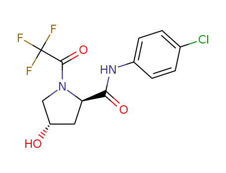 (2R,4S)-N-(4-chlorophenyl)-4-hydroxy-1-(2,2,2-trifluoroacetyl)pyrrolidine-2-carboxamide