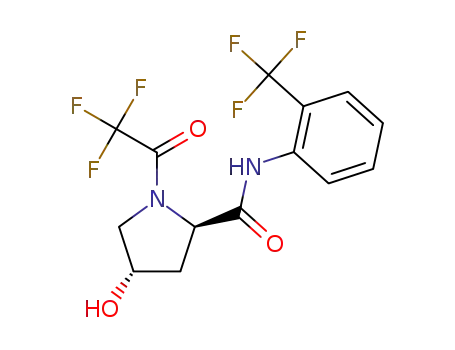 (2R,4S)-4-hydroxy-1-(2,2,2-trifluoroacetyl)-N-(2-(trifluoromethyl)phenyl)pyrrolidine-2-carboxamide