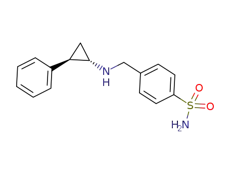 4-((((1S*,2R*)-2-phenylcyclopropyl)amino)methyl)benzenesulfonamide
