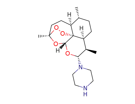 1-((3R,5aS,6R,8aS,9R,10R,12aR)-3,6,9-trimethyldecahydro-3H-3,12-epoxy[1,2]dioxepino[4,3-i]isochromen-10-yl)piperazine