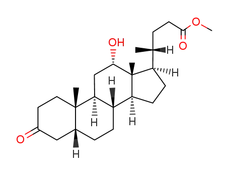 메틸 12알파-하이드록시-3-옥소-5베타-콜란-24-오에이트