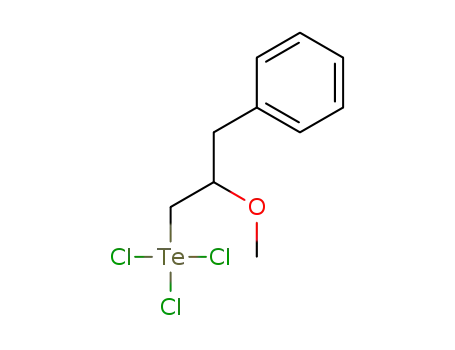 trichloro(2-methoxy-3-phenylpropyl)-λ4-tellane