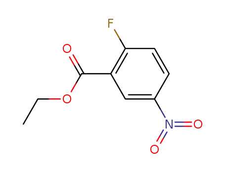 Molecular Structure of 367-79-3 (ETHYL 2-FLUORO-5-NITROBENZOATE)