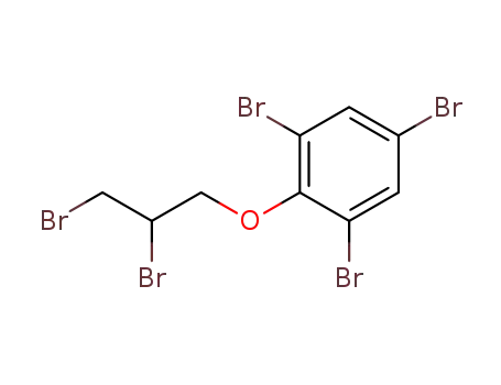 Molecular Structure of 35109-60-5 (1,3,5-tribromo-2-(2,3-dibromopropoxy)benzene)