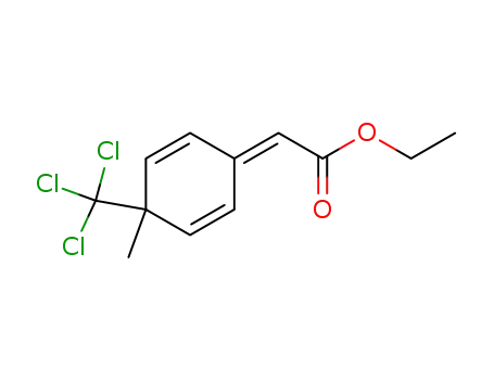 (4-methyl-4-trichloromethyl-cyclohexa-2,5-dienyliden)-acetic acid ethyl ester