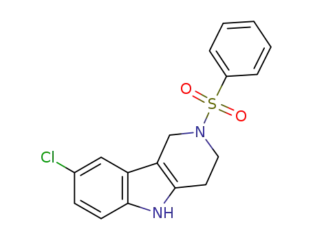 8‐chloro‐2‐(phenylsulfonyl)‐2,3,4,5‐tetrahydro‐1H‐pyrido[4,3‐b]indole