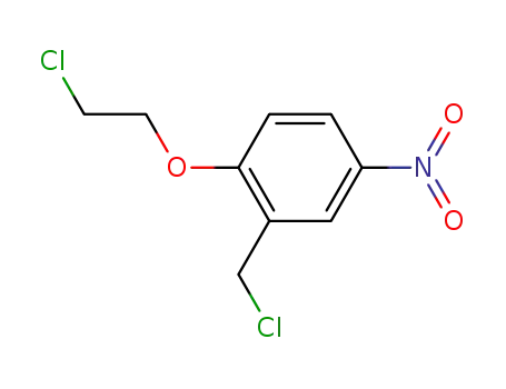 (2-chloro-ethyl)-(2-chloromethyl-4-nitro-phenyl)-ether