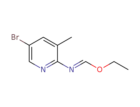 (E)-(ethyl N-(5-bromo-3-methylpyridin-2-yl)carboximidate)