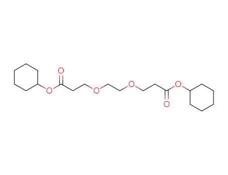 3,3'-ethanediyldioxy-di-propionic acid dicyclohexyl ester