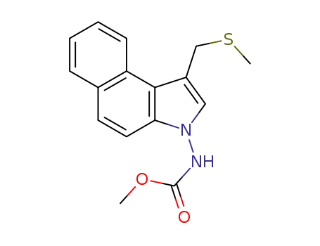 methyl (1-((methylthio)methyl)-3H-benzo[e]indol-3-yl)carbamate