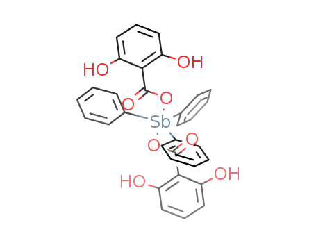 bis(2,6-dihydroxybenzoato)triphenylantimony