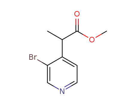 methyl 2-(3-bromopyridin-4-yl)propanoate