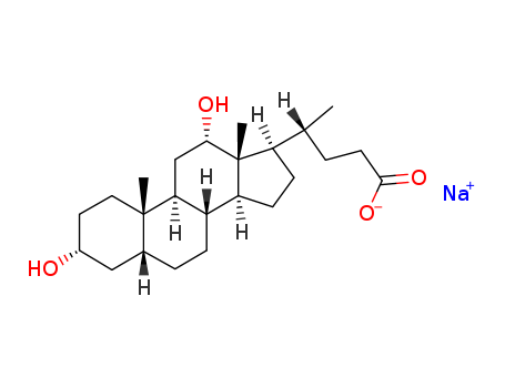 Cholan-24-oic acid,3,12-dihydroxy-, monosodium salt, (3a,5b,12a)-(302-95-4)