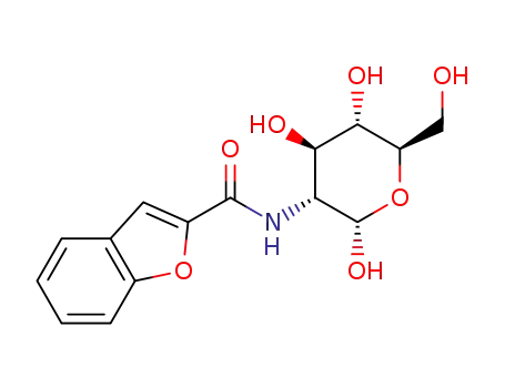 N-(2,4,5-trihydroxy-6-(hydroxymethyl)tetrahydro-2Hpyran-3-yl)benzofuran-2-carboxamide