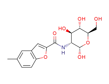 5-methyl-N-(2,4,5-trihydroxy-6-(hydroxymethyl)tetrahydro-2H-pyran-3-yl)benzofuran-2-carboxamide
