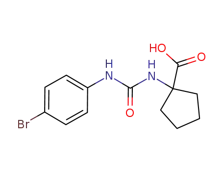 1-[(4-bromophenyl)carbamoylamino]cyclopentanecarboxylic acid