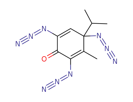 2,4,6-triazido-4-isopropyl-3-methylcyclohexa-2,5-dien-1-one