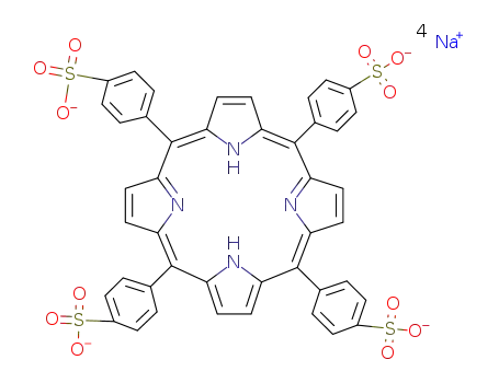 Molecular Structure of 39050-26-5 (TETRASODIUM-MESO-TETRA(4-SULFONATOPHENYL)PORPHINE)