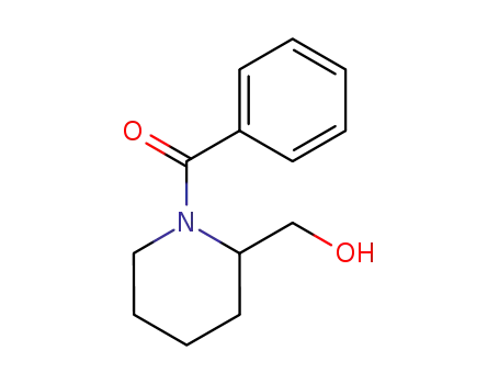 Molecular Structure of 92041-11-7 (2-Piperidinemethanol, 1-benzoyl-)