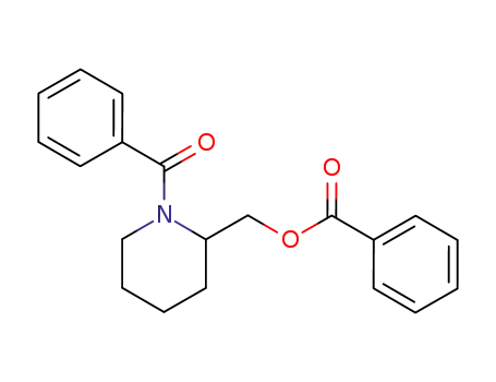 Molecular Structure of 94685-29-7 (2-Piperidinemethanol, 1-benzoyl-, benzoate (ester))