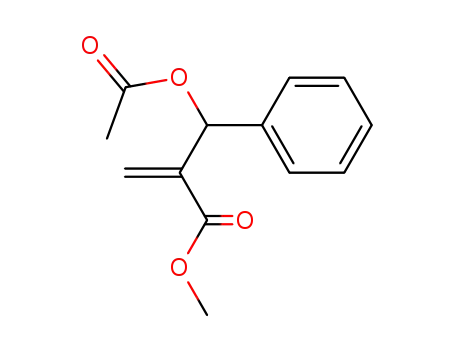 Molecular Structure of 124957-36-4 (2-(ACETOXY-PHENYL-METHYL)-ACRYLIC ACID METHYL ESTER)