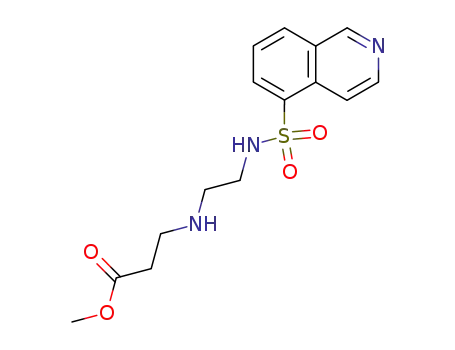methyl N-(2-isoquinoline-5-sulfonamidoethyl)-3-amino-propionate