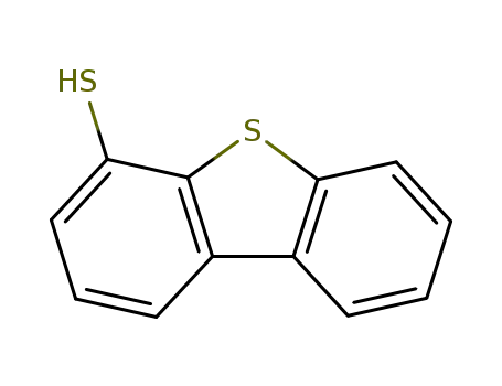 Molecular Structure of 82884-38-6 (4-Dibenzothiophenethiol)