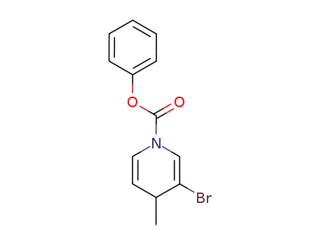 3-Bromo-4-methyl-4H-pyridine-1-carboxylic acid phenyl ester
