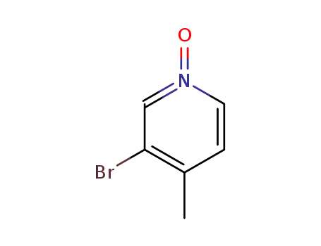 Molecular Structure of 17117-15-6 (3-bromo-4-methylpyridine-N-oxide)