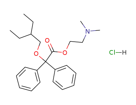 Benzeneaceticacid,a-(2-ethylbutoxy)-a-phenyl-,2-(dimethylamino)ethylester,hydrochloride(9CI)