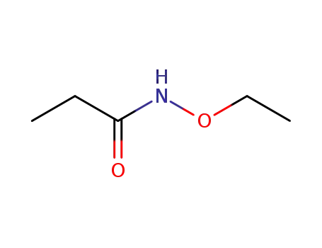 Molecular Structure of 91521-43-6 (Propanamide, N-ethoxy-)