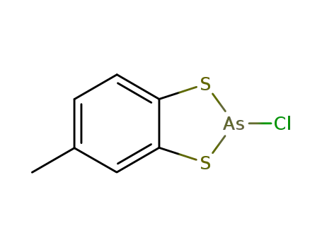 Molecular Structure of 95641-46-6 (1,3,2-Benzodithiarsole, 2-chloro-5-methyl-)