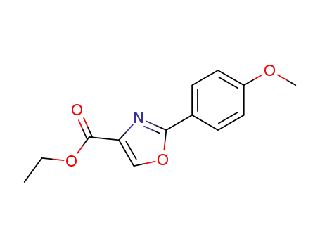2-(4-메톡시-페닐)-옥사졸-4-카르복실산 에틸 에스테르