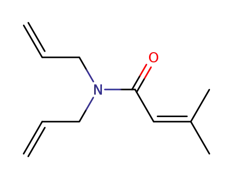 3-methylbut-2-enoic acid diallylamide