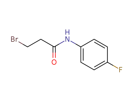 Molecular Structure of 135154-75-5 (Propanamide, 3-bromo-N-(4-fluorophenyl)-)