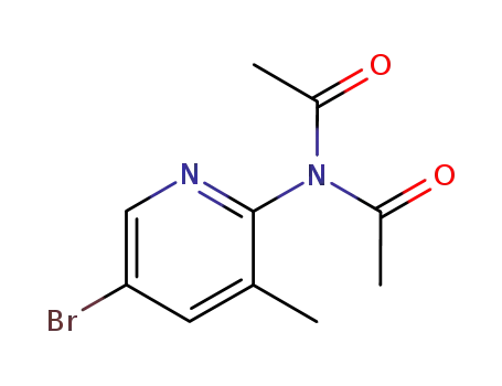 5-bromo-2-diacetylamino-3-methylpyridine