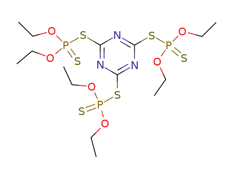 2,4,6-tris-diethoxythiophosphorylsulfanyl-[1,3,5]triazine