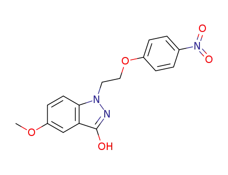5-methoxy-1-[2-(4-nitrophenoxy)ethyl]-1H-indazole-3-ol