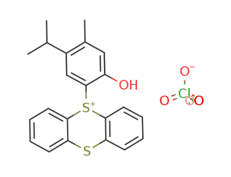 5-(2-Hydroxy-5-isopropyl-4-methyl-phenyl)-thianthren-5-ium; perchlorate