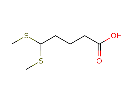 5,5-bis(methylsulfanyl)pentanoic acid
