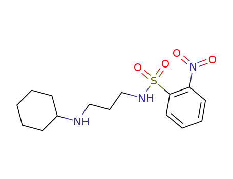 N-(3-cyclohexylamino-propyl)-2-nitro-benzenesulfonamide