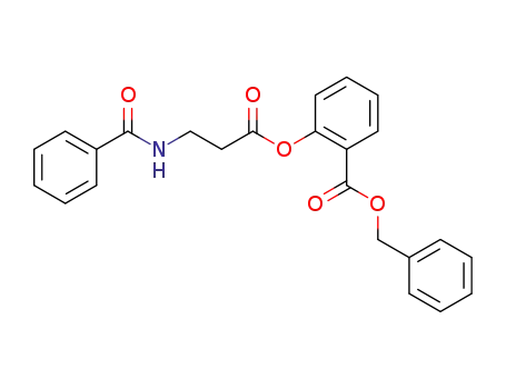 2-benzyloxycarbonylphenyl N-benzoyl-β-alaninate