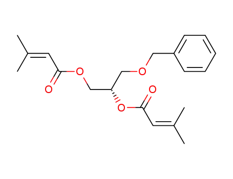 1,2-di(3-methylbut-2-enoyl)-3-benzyl-sn-glycerol