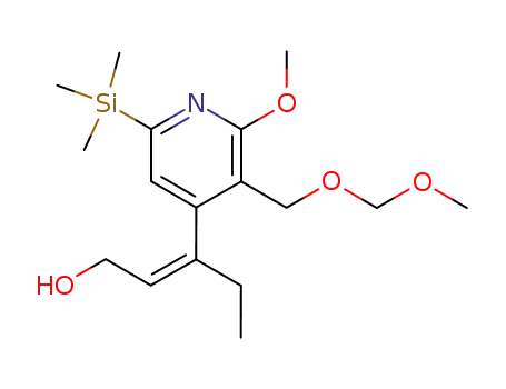 (Z)-3-[2-methoxy-3-methoxymethoxymethyl-6-(trimethylsilanyl)pyridin-4-yl]pent-2-en-1-ol