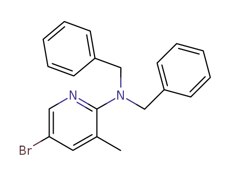 2-dibenzylamino-5-bromo-3-methylpyridine