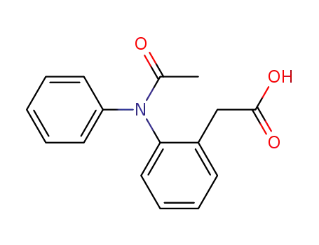 Molecular Structure of 731851-88-0 (Benzeneacetic acid, 2-(acetylphenylamino)-)